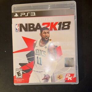 NBA 2K18 for PS3 - Red and White Cover
